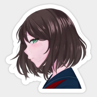 Anime Yandere Girl Sticker